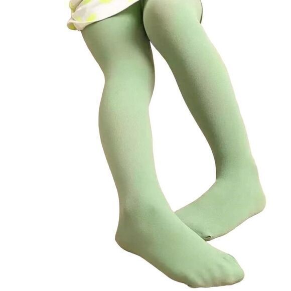 New two pair of  S 1-2 Tights for all your girls! Light green+ - Picture 1 of 4
